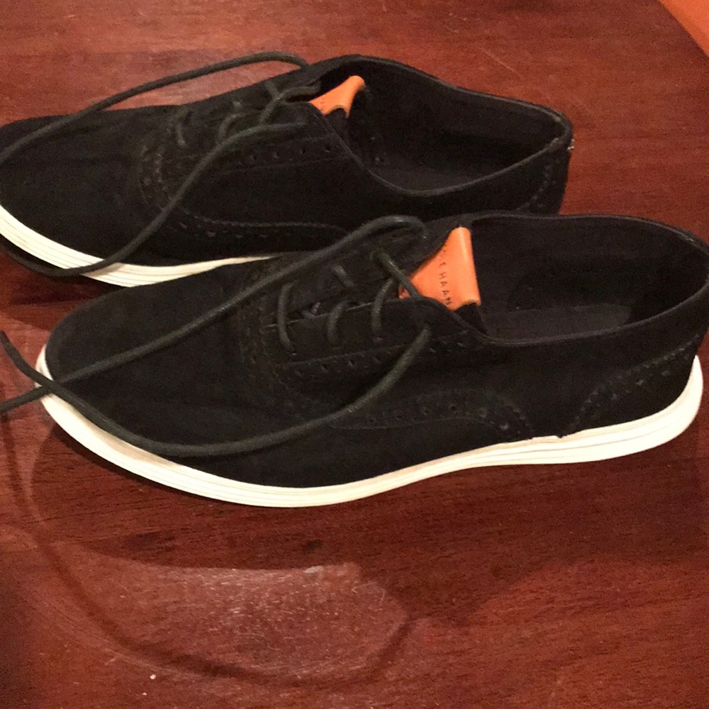 Cole Haan Black Ella Oxford Sneaker